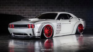 Dodge Challenger Headlight Halo Kit - ORACLE Lighting - LED Non Projector - Red - `08-`14